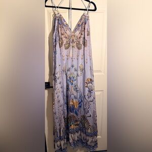 Camilla lavender and blue Maxi dress
